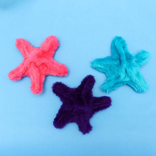 Starfish Crinkle Dog Toy