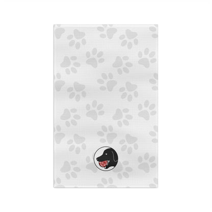 Give the Dog a Ball Paw Print Towel