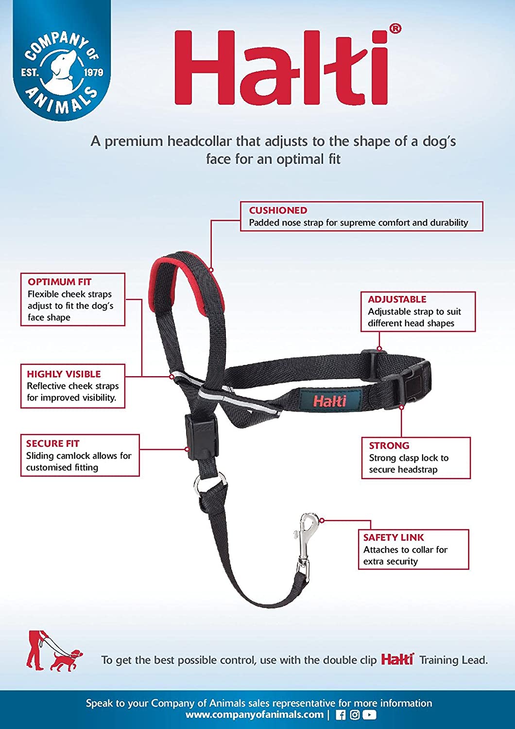 Halti optifit head collar hotsell for dogs