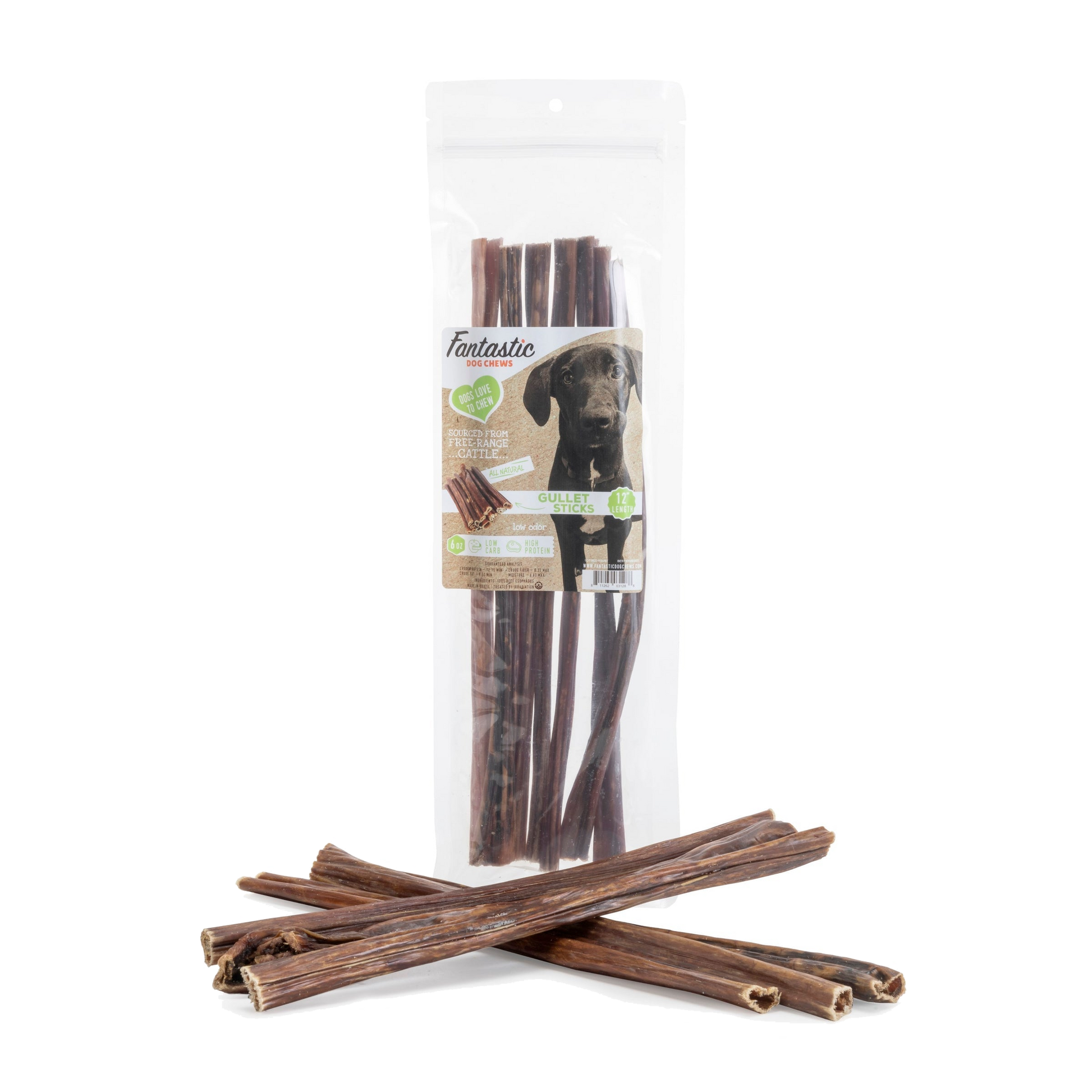 Fantastic Dog Chews Beef Gullet Sticks Give the Dog a Ball