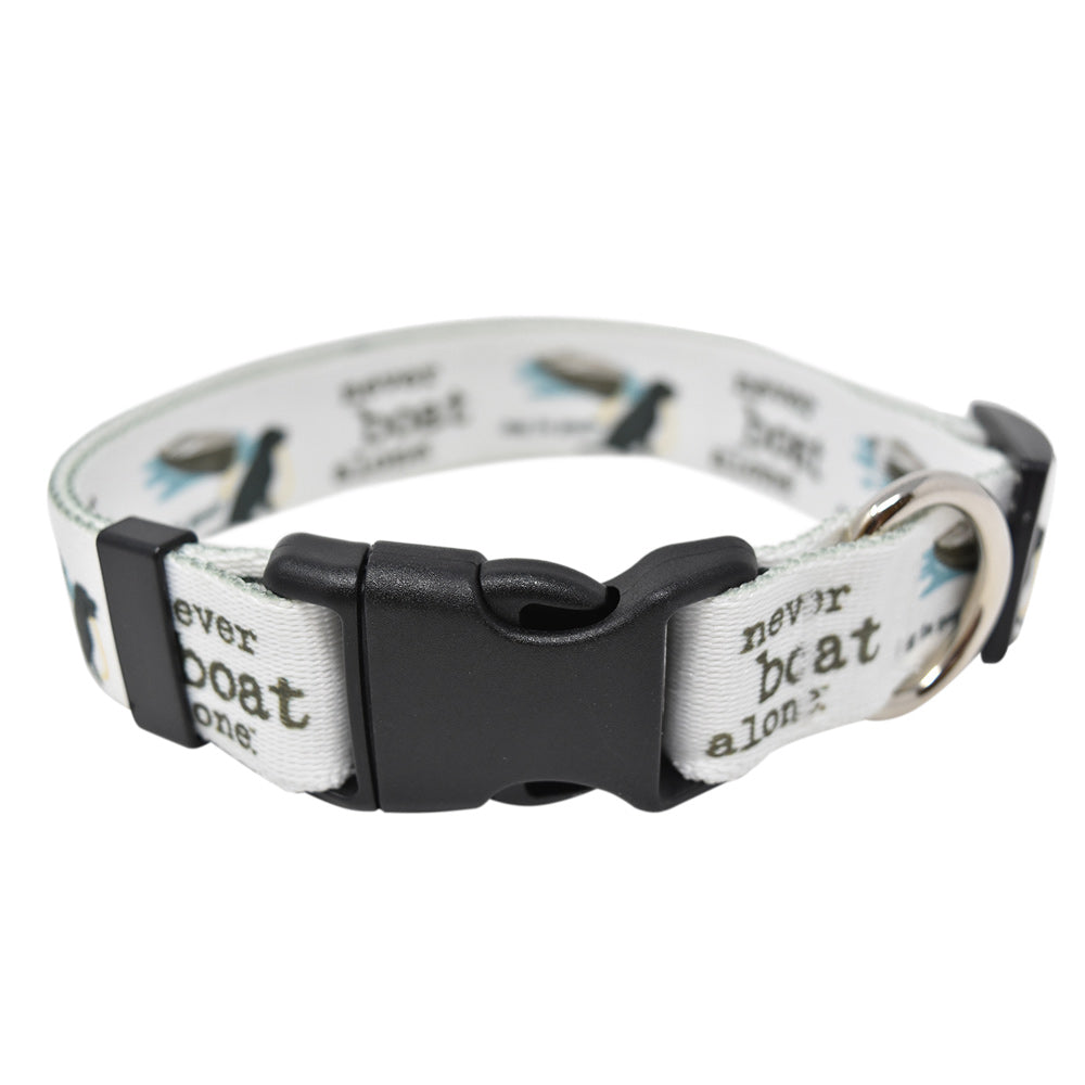 Dog is Good Never Boat Alone Collar