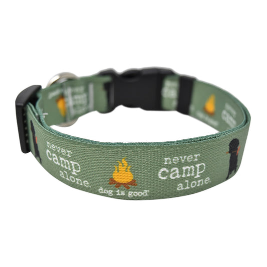 Dog is Good Never Camp Alone Collar
